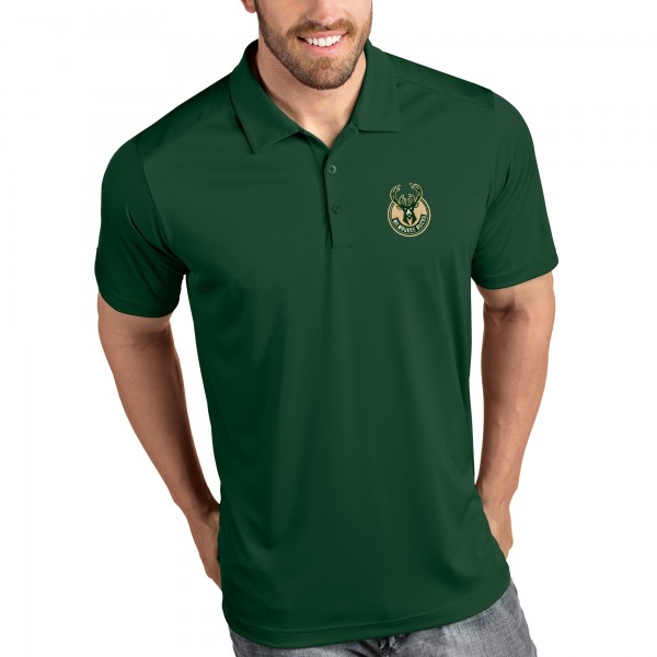 Milwaukee Bucks Antigua Green Tribute Polo