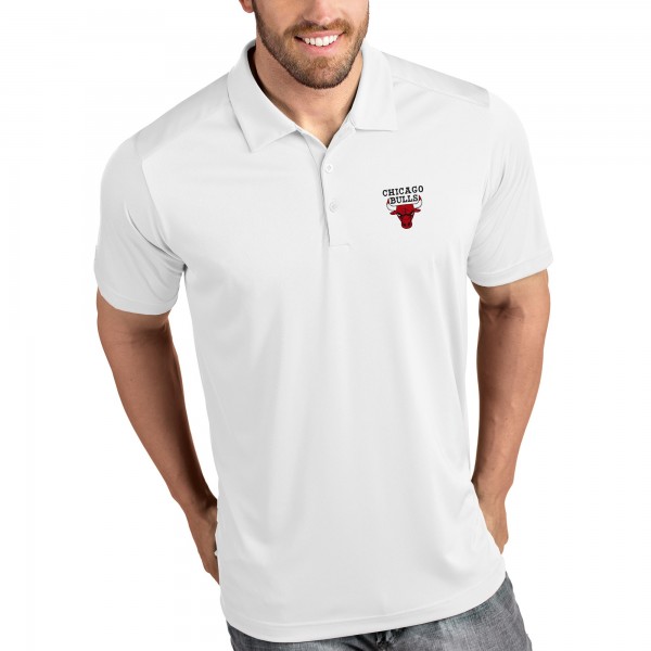Футболка поло Chicago Bulls Antigua - White - спортивная одежда НБА