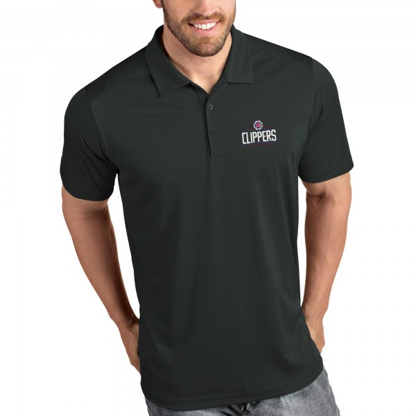 Футболка поло LA Clippers Antigua - Charcoal - спортивная одежда НБА