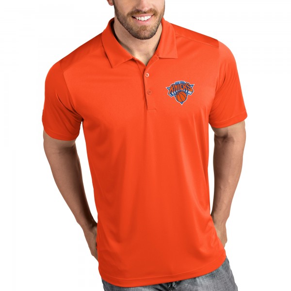 Футболка поло New York Knicks Antigua - Orange - спортивная одежда НБА