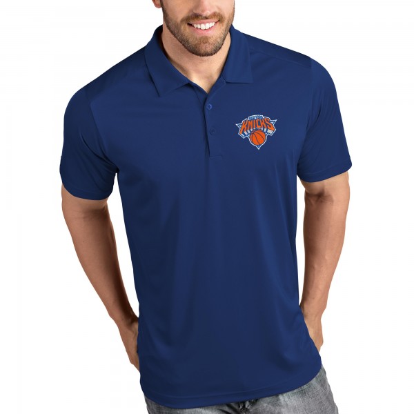 Футболка поло New York Knicks Antigua - Royal - спортивная одежда НБА