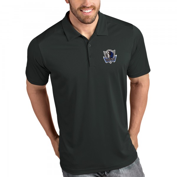 Футболка поло Dallas Mavericks Antigua - Charcoal - спортивная одежда НБА