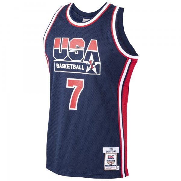 Игровая джерси Larry Bird USA Basketball Mitchell & Ness 1992 Dream Team Authentic - Navy