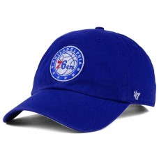 Бейсболка Philadelphia 76ers 47 Royal Core Logo Clean Up