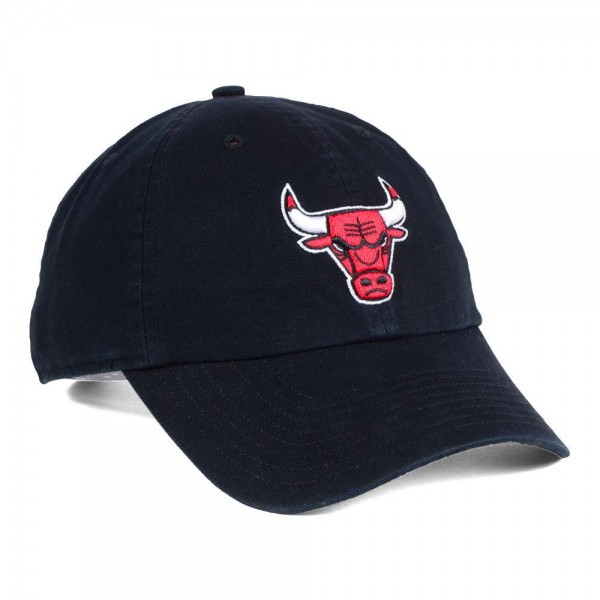 Бейсболка Mens Chicago Bulls 47 Black Clean-Up