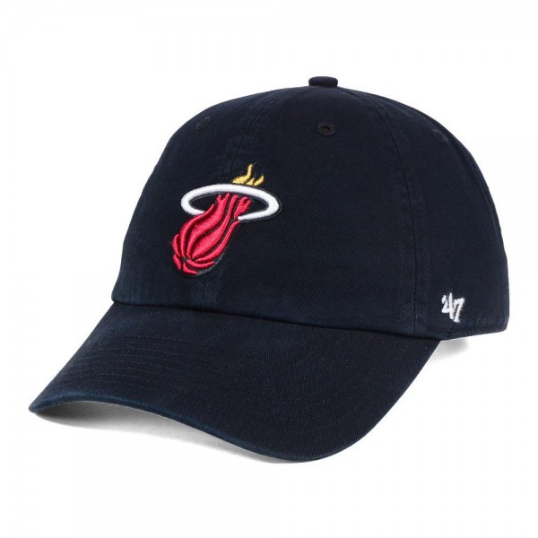 Бейсболка Miami Heat 47 Black
