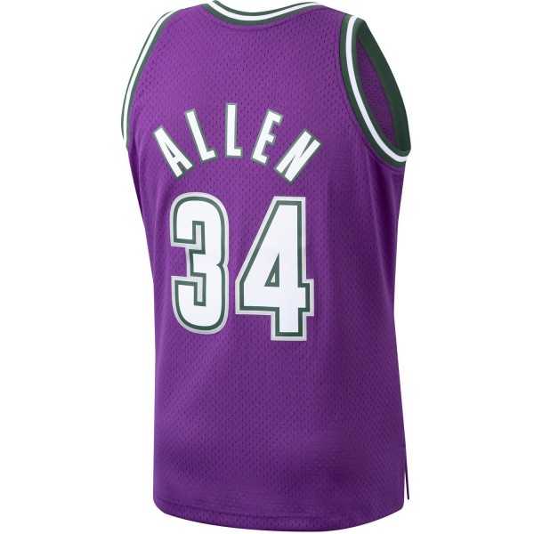 Игровая форма  Ray Allen Milwaukee Bucks Mitchell & Ness Hardwood Classics Swingman - Purple