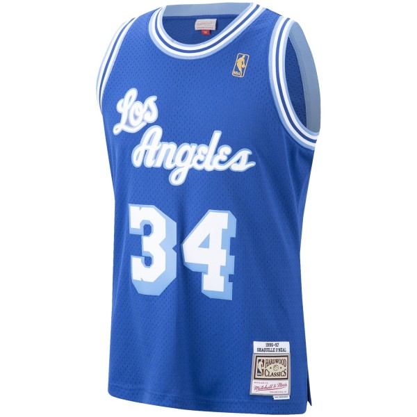 Игровая джерси Shaquille ONeal Los Angeles Lakers Mitchell & Ness Hardwood Classics Swingman - Royal