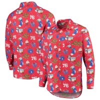 Рубашка Philadelphia 76ers Floral Winter Explosion - Red