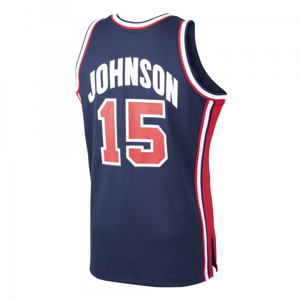 Игровая джерси Magic Johnson USA Basketball Mitchell & Ness 1992 Dream Team Authentic - Navy