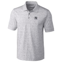 New York Yankees Cutter & Buck Advantage Polo Space Dye - Gray
