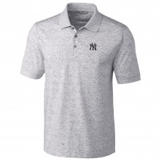 New York Yankees Cutter & Buck Advantage Polo Space Dye - Gray