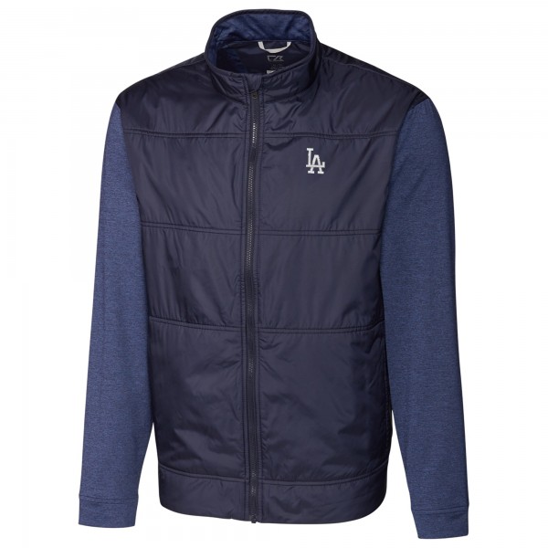 Кофта на молнии Los Angeles Dodgers Cutter & Buck Stealth - Navy