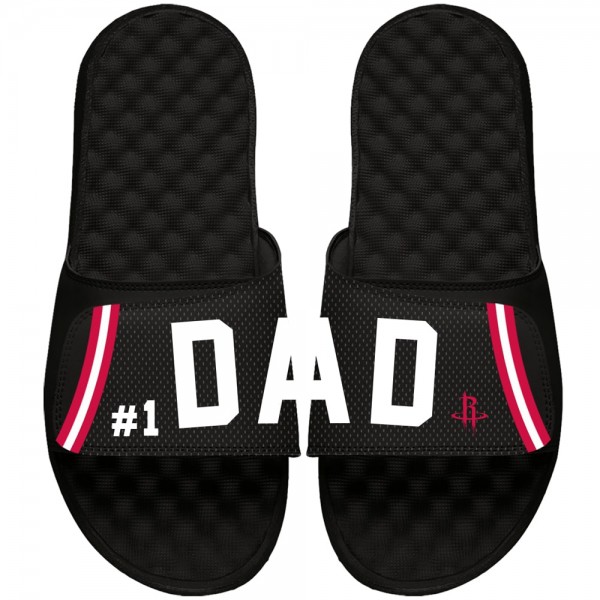 Шлепки Houston Rockets ISlide Dad - Black
