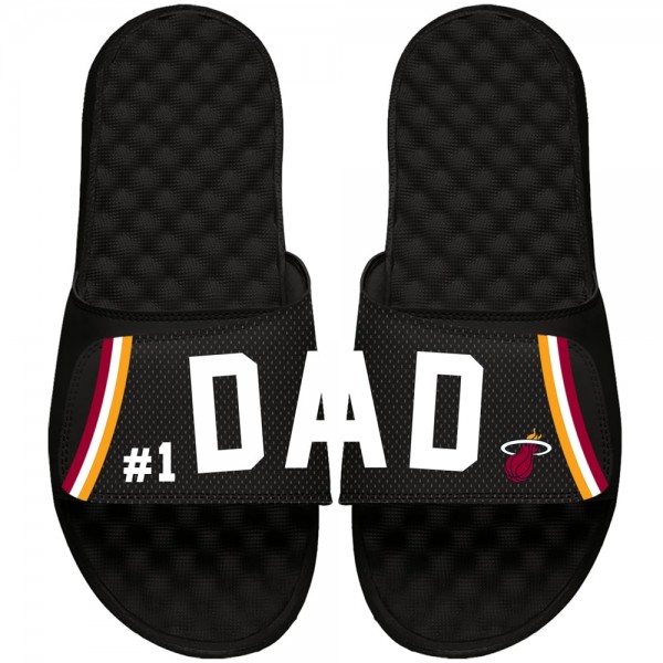 Шлепки Miami Heat ISlide Dad - Black