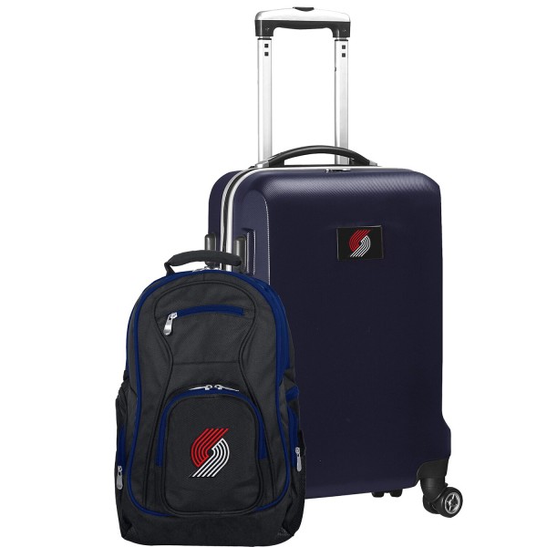 Чемодан и рюкзак Portland Trail Blazers MOJO Deluxe - Navy