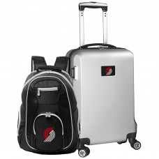 Чемодан и рюкзак Portland Trail Blazers MOJO Deluxe - Silver