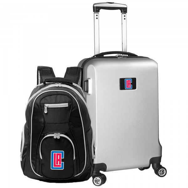 Чемодан и рюкзак LA Clippers MOJO Deluxe - Silver