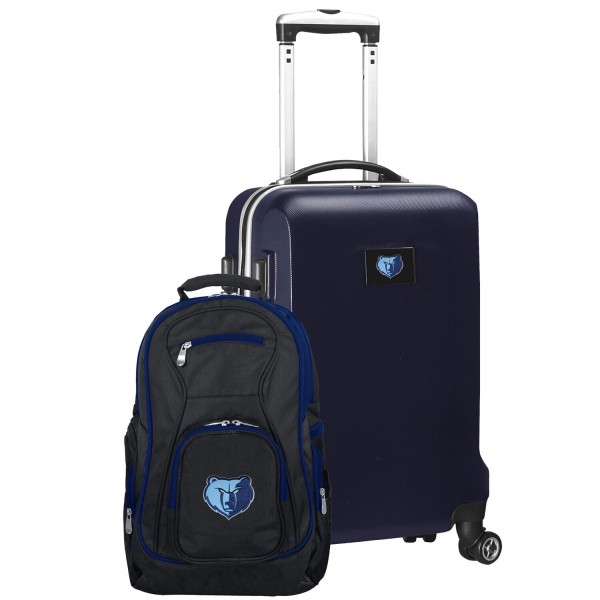 Чемодан и рюкзак Memphis Grizzlies MOJO Deluxe - Navy