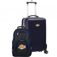 Чемодан и рюкзак Los Angeles Lakers MOJO Deluxe - Navy