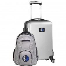 Чемодан и рюкзак Dallas Mavericks MOJO Deluxe - Silver