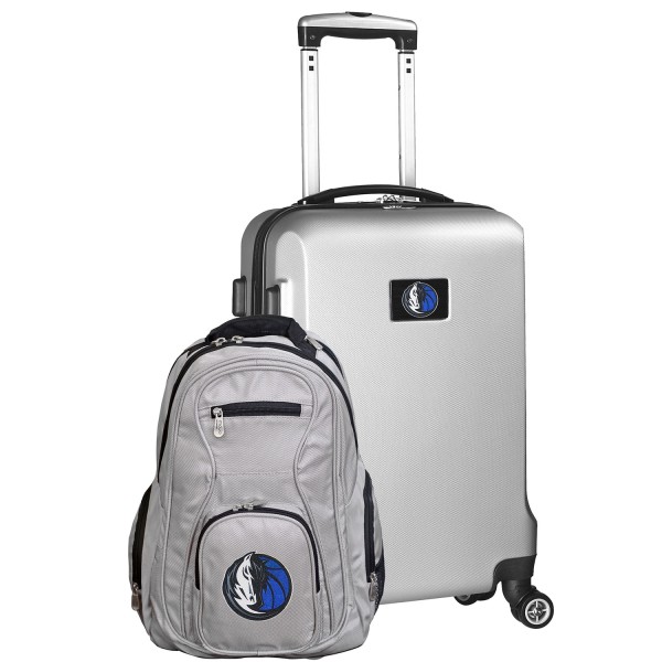 Чемодан и рюкзак Dallas Mavericks MOJO Deluxe - Silver