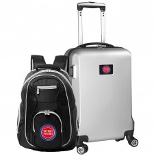 Чемодан и рюкзак Detroit Pistons MOJO Deluxe - Silver