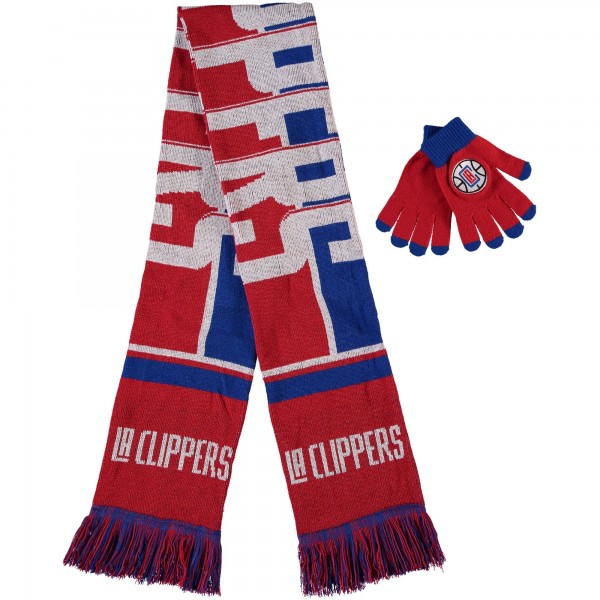 Шарф и перчатки LA Clippers Hol