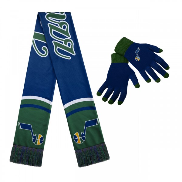 Шарф и перчатки Utah Jazz Womens