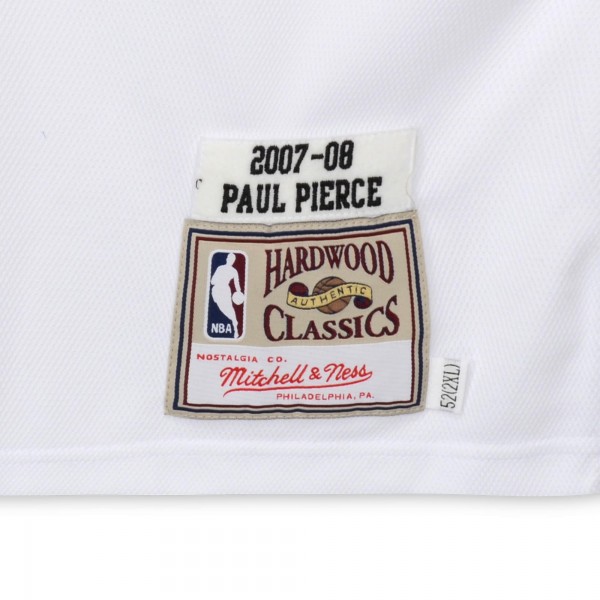 Autographed Boston Celtics Paul Pierce Fanatics Authentic White Mitchell & Ness Authentic Jersey with The Truth Inscription