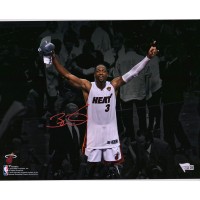 Autographed Miami Heat Dwyane Wade Fanatics Authentic 11 x 14 Spotlight 2013 NBA Finals Championship Photograph