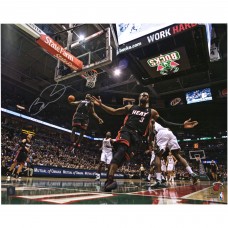 Autographed Miami Heat Dwyane Wade Fanatics Authentic 16 x 20 Alley-Oop to Lebron James Photograph