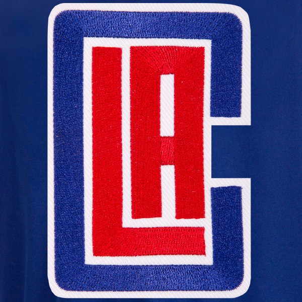 Куртка двусторонняя с флисовыми рукавами LA Clippers JH Design - Royal/Gray