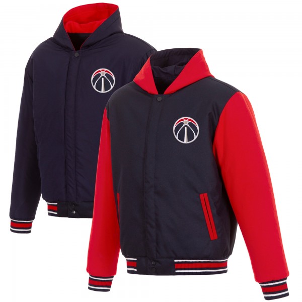 Куртка двусторонняя с флисовыми рукавами Washington Wizards JH Design - Navy/Red