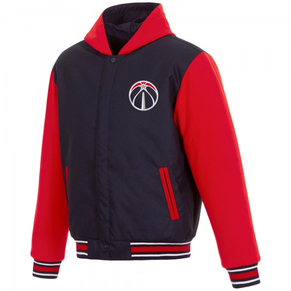 Куртка двусторонняя с флисовыми рукавами Washington Wizards JH Design - Navy/Red