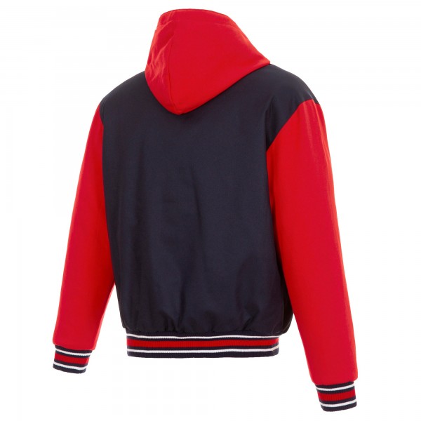 Куртка двусторонняя с флисовыми рукавами Washington Wizards JH Design - Navy/Red