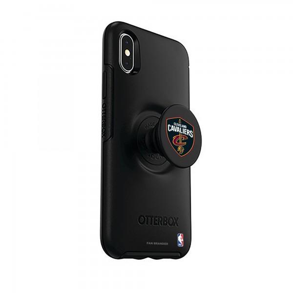 Телефон с держателем Cleveland Cavaliers OtterBox Otter + Pop Symmetry Series