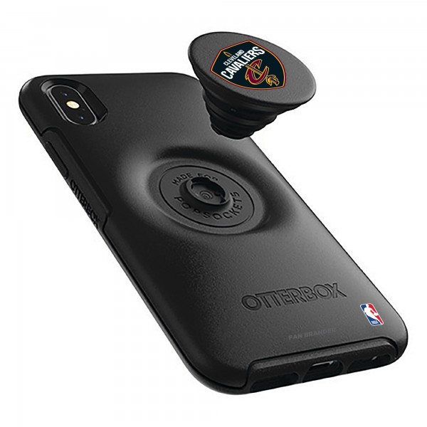 Телефон с держателем Cleveland Cavaliers OtterBox Otter + Pop Symmetry Series