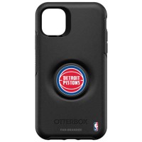 Телефон с держателем Detroit Pistons OtterBox Otter + Pop Symmetry Series