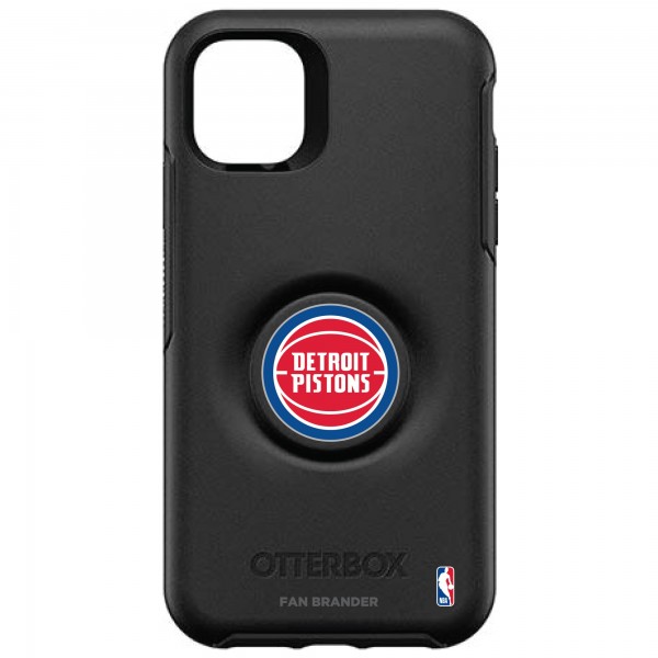 Телефон с держателем Detroit Pistons OtterBox Otter + Pop Symmetry Series