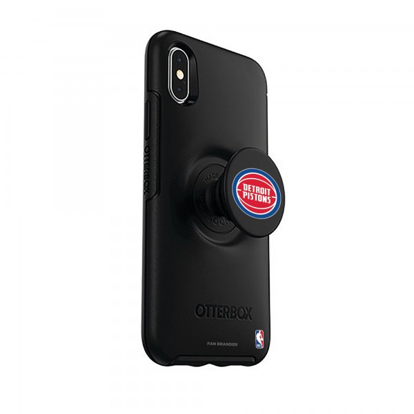 Телефон с держателем Detroit Pistons OtterBox Otter + Pop Symmetry Series
