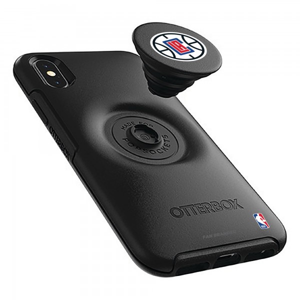 Чехол на iPhone с попсокетом LA Clippers OtterBox
