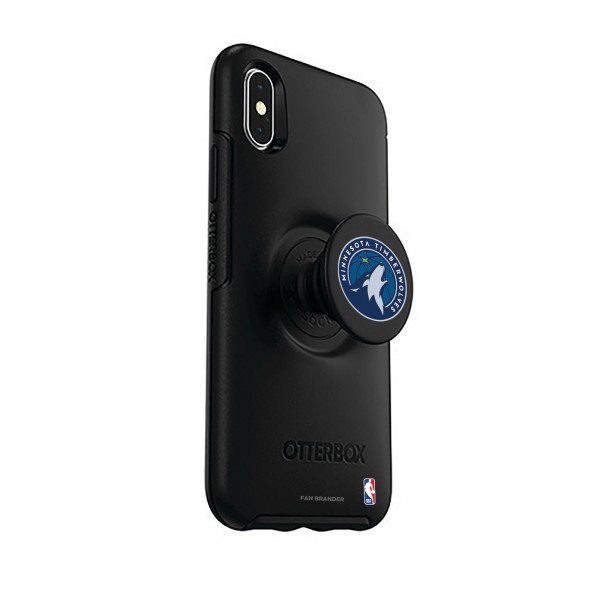 Чехол на iPhone с попсокетом Minnesota Timberwolves OtterBox