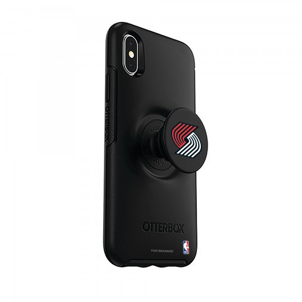 Чехол на iPhone с попсокетом Portland Trail Blazers OtterBox