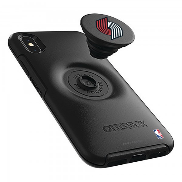 Чехол на iPhone с попсокетом Portland Trail Blazers OtterBox
