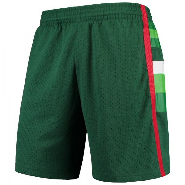Шорты Milwaukee Bucks Mitchell & Ness Hardwood Classics Team Swingman - Green - спортивная одежда НБА