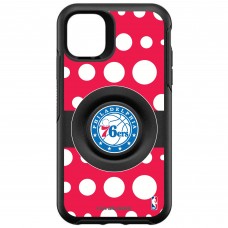 Чехол на iPhone с попсокетом Philadelphia 76ers OtterBox