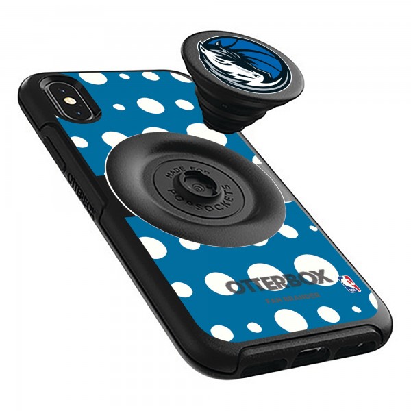 Dallas Mavericks OtterBox Otter+Pop PopSocket Polka Dot iPhone Case