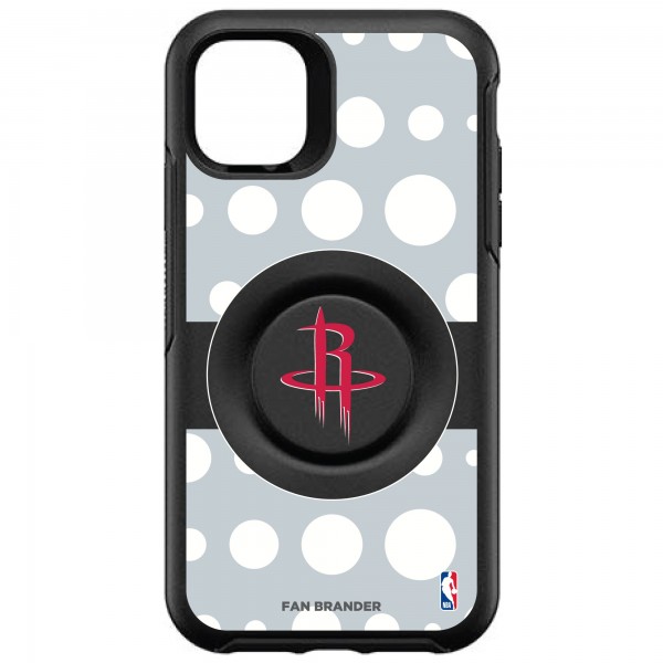 Чехол на телефон Houston Rockets OtterBox Otter+Pop PopSocket Polka Dot iPhone