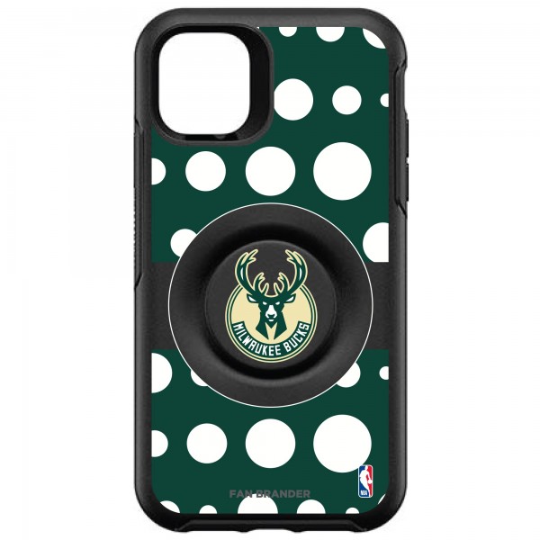 Чехол на iPhone с попсокетом Milwaukee Bucks OtterBox